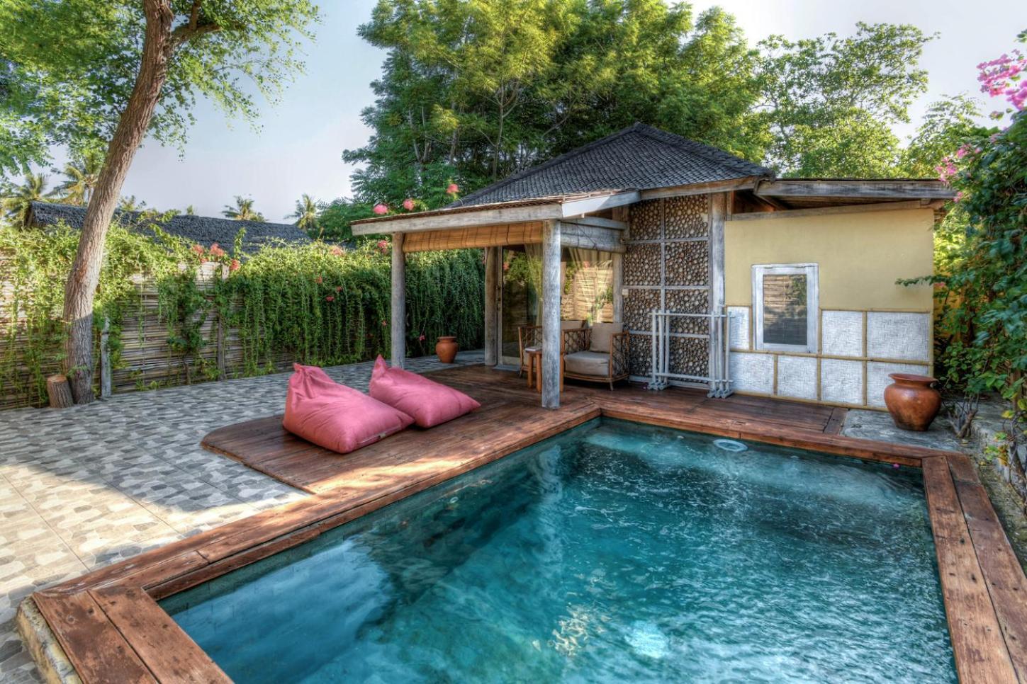 Les Villas Ottalia Yoga & Diving, Gili Meno Εξωτερικό φωτογραφία